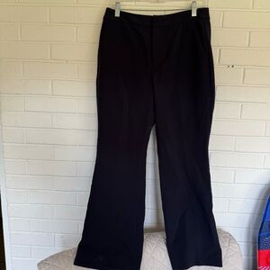 NWT banana republic washable stretch blue high rise crop flare size 6